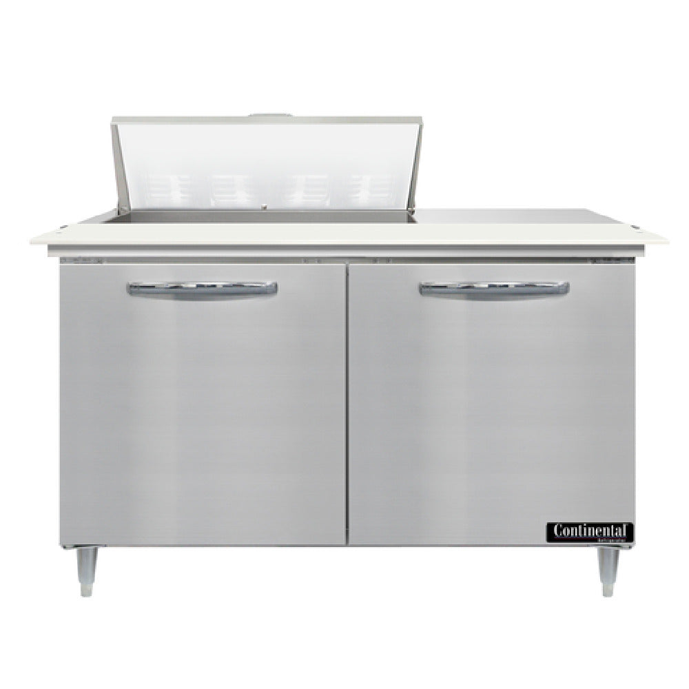 Continental Refrigerator D48N8C Designer Line Sandwich Unit 48"W Two-section