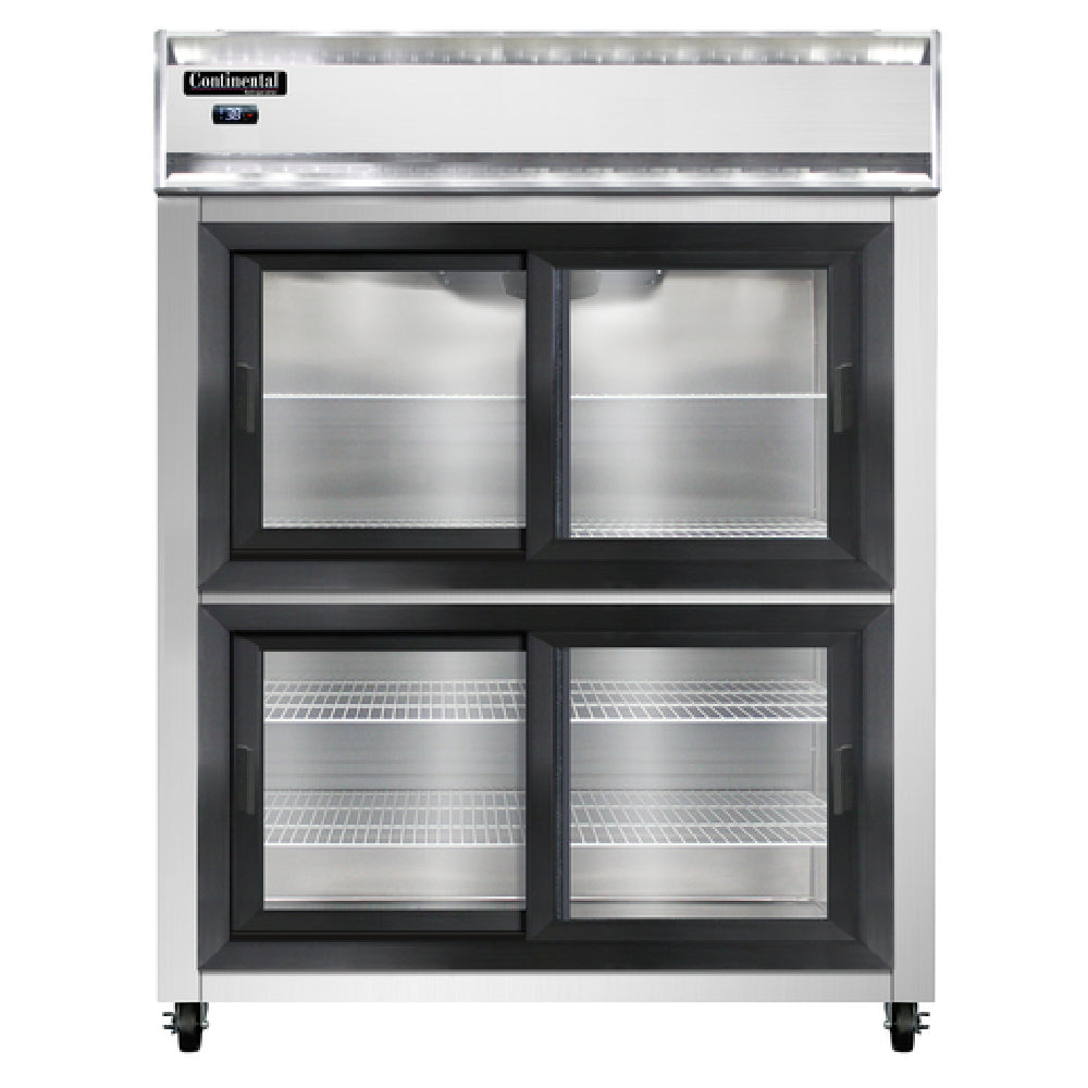 Continental Refrigerator 2RENSGDHD Extra-Wide Refrigerator Reach-in 57"W