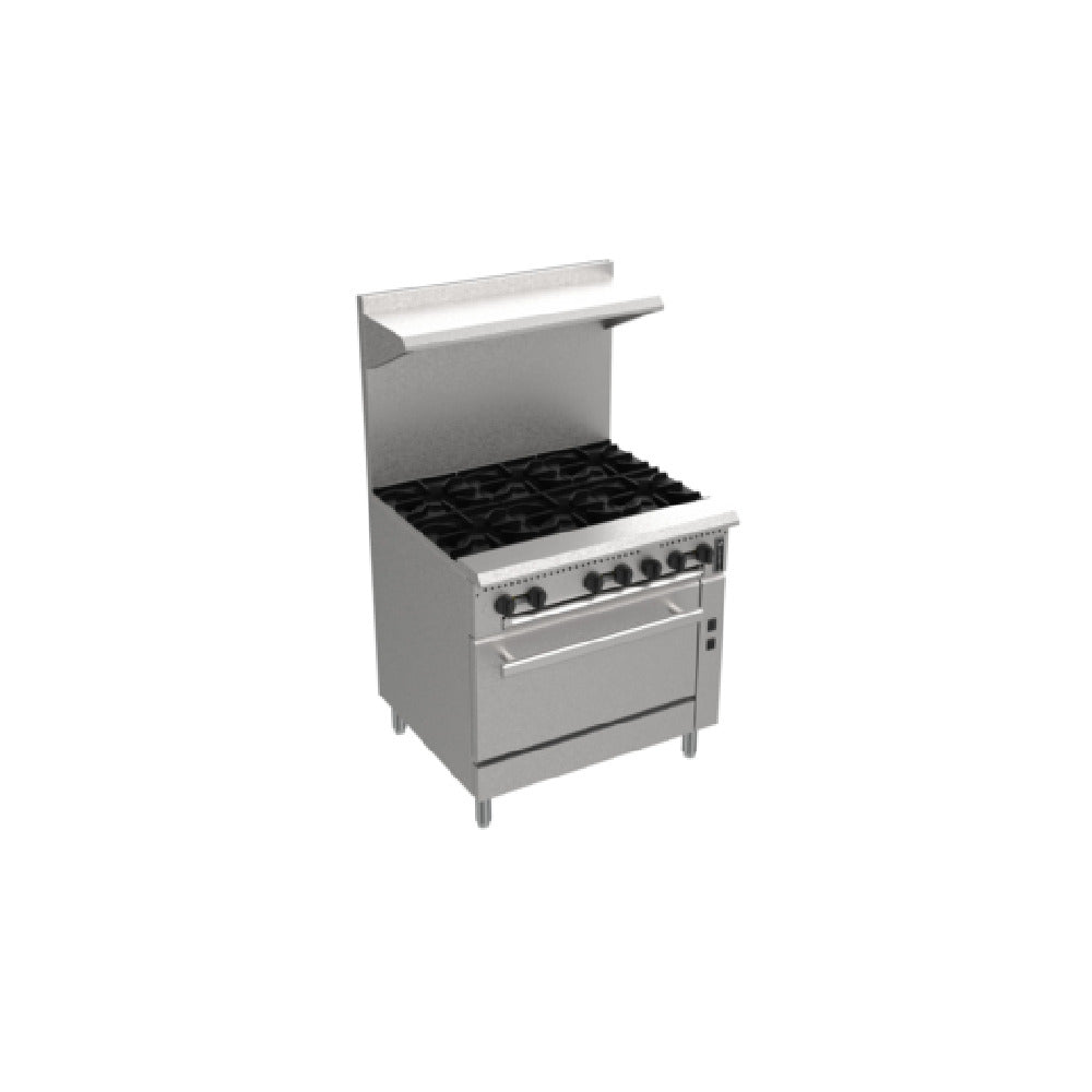 Venancio PRO36G-CO _LP Prime Restaurant Range Gas 36"W