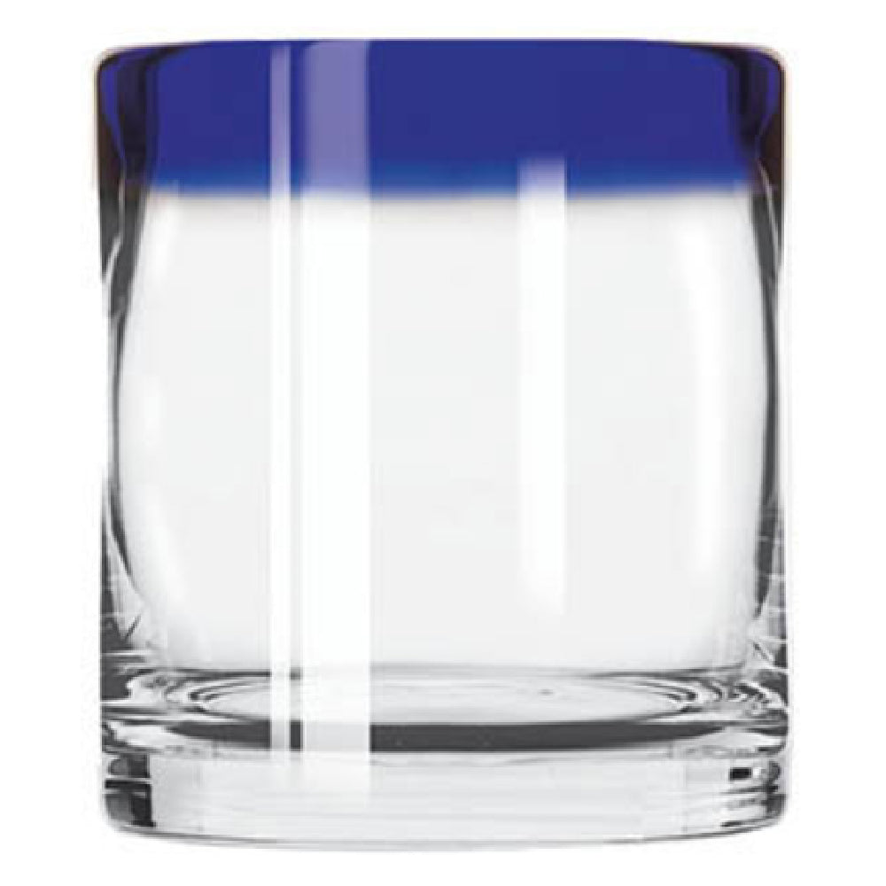 Libbey 92302 Rocks Glass 12 Oz. With Cobalt Blue Rim