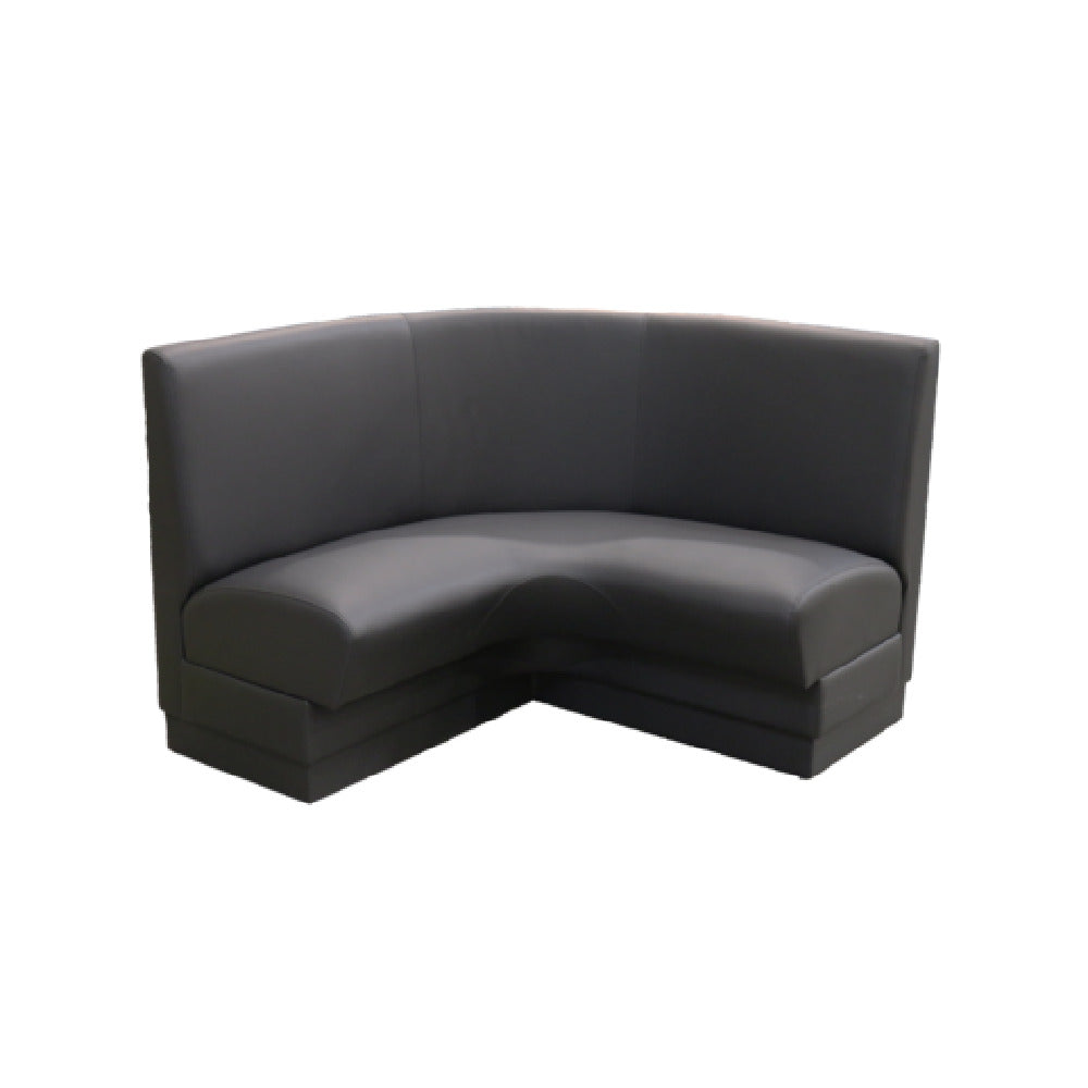 QA Group OLY48C-ADV27 Olympic Banquette Corner Booth 1/4 Circle 48”L X 36”H
