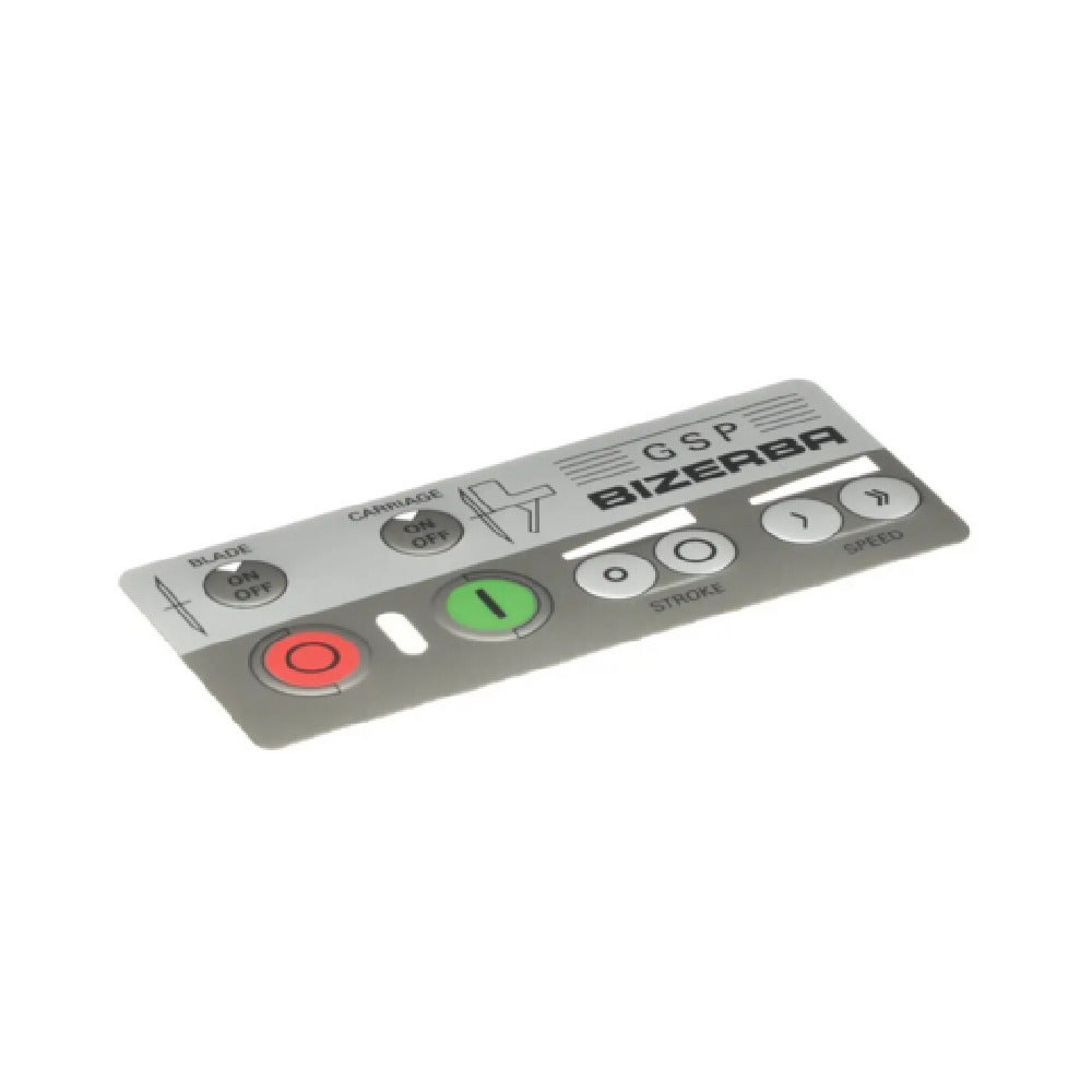 Alfa International BIZ-0403 - Bizerba 60386400403 Touchpad/Panel Overlay, For GSP Slicers