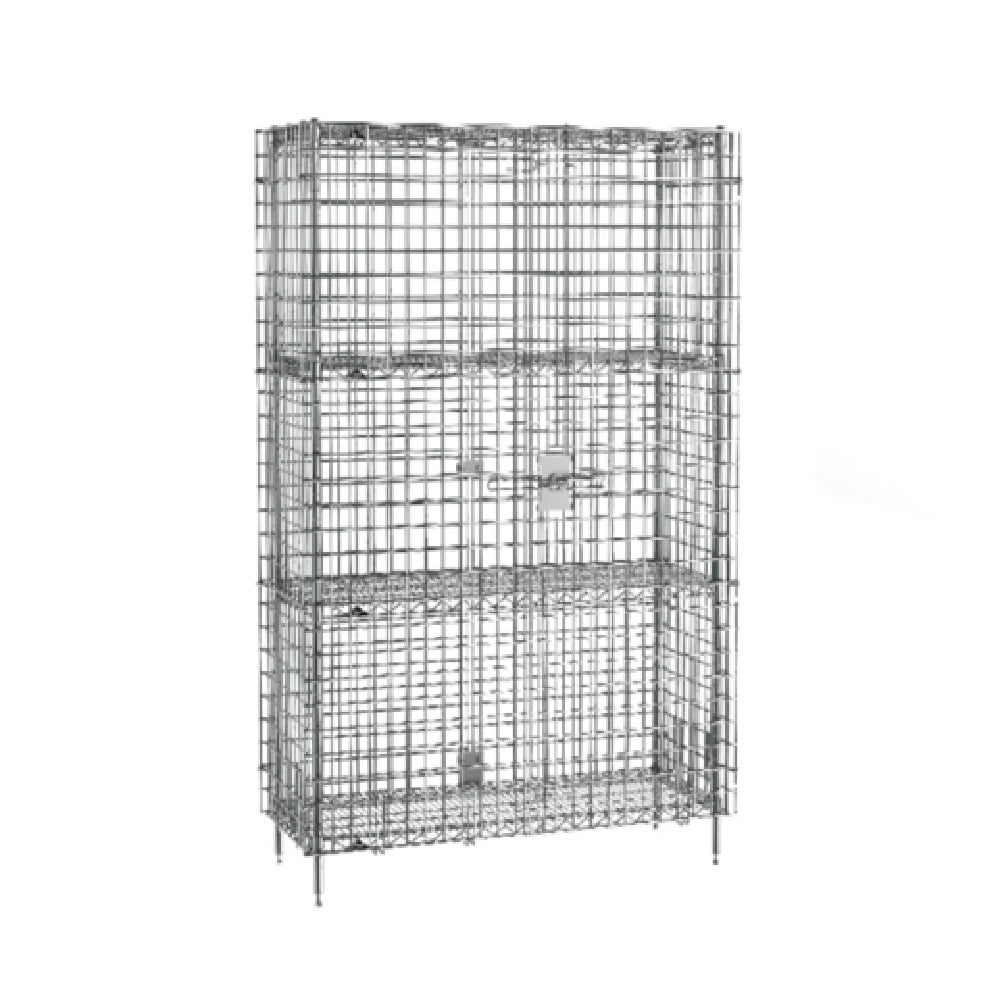 Metro SEC35C-2SE - Super Erecta® Security Unit, Stationary, Chrome Plated Finish