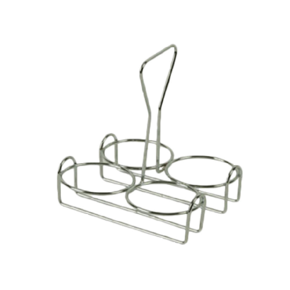 Thunder Group SLCJH004 Condiment Rack Tabletop Holds Four Condiment Jars (not Included)