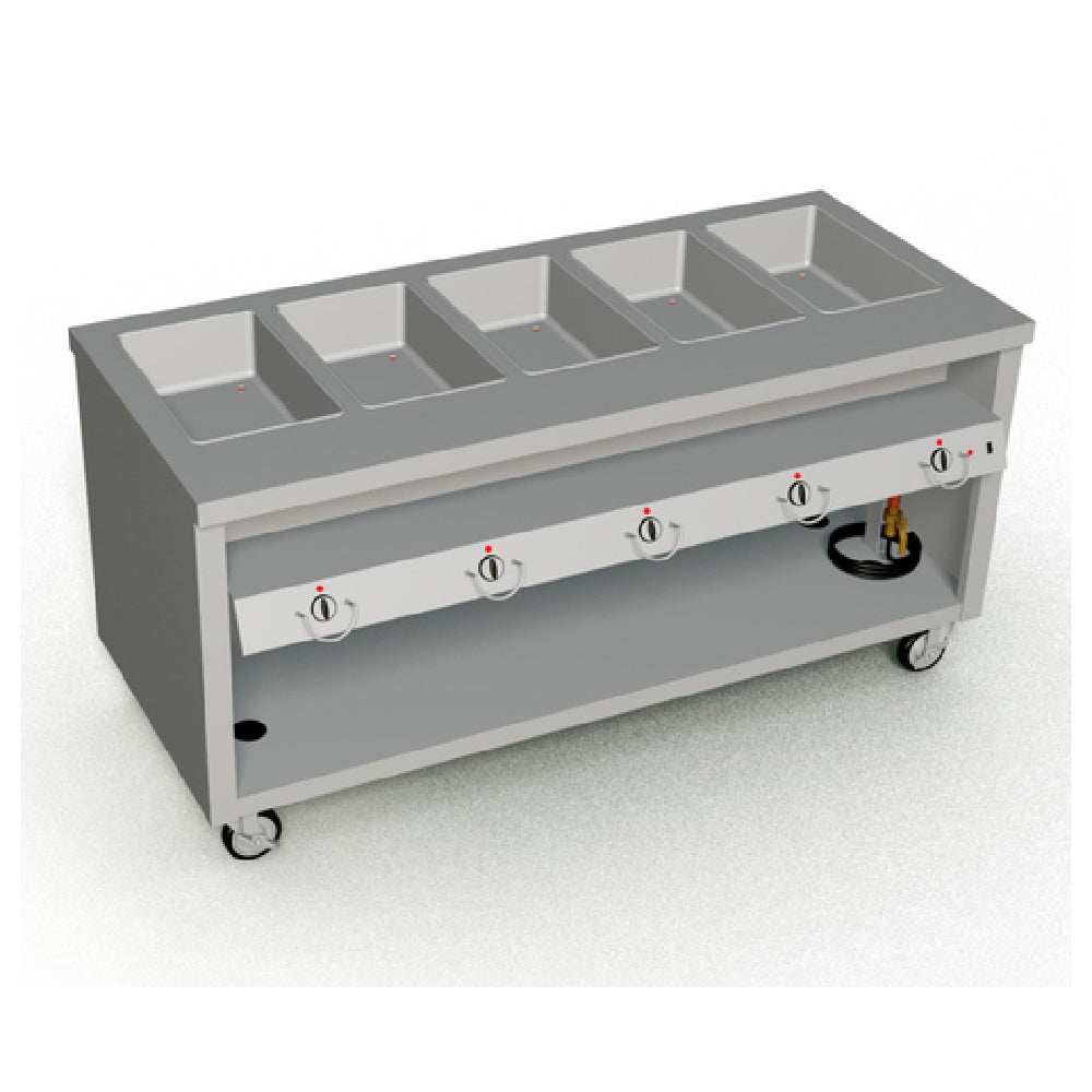 Duke TEHF-74SS-VALUE (REPLACES E305-25SS) Thurmaduke™ Hot Food Unit Mobile 74”W X 32”D X 36”H
