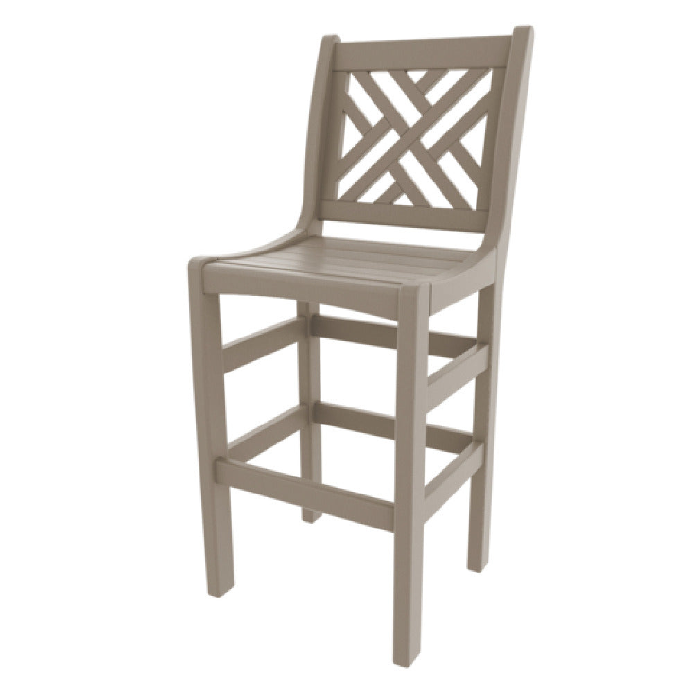 Plantation Prestige 3250300-01 UPGRD - Chippendale Barstoool W/o Arms Upgraded Finish