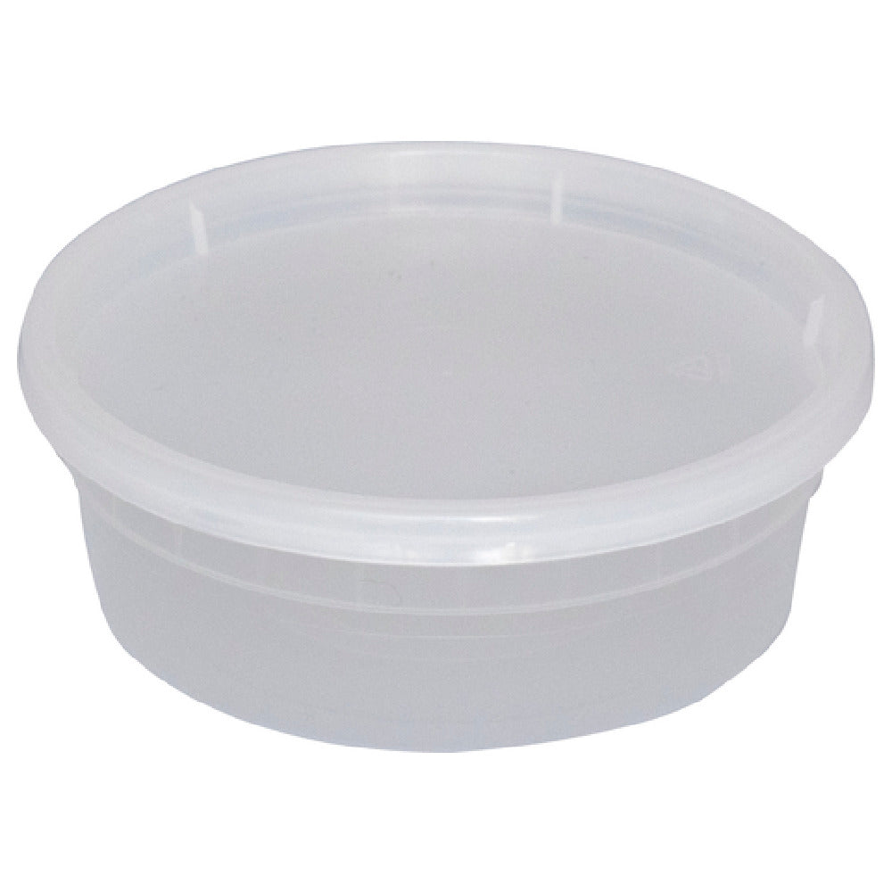 International Tableware TG-PC-8 Soup/Deli Container With Lid Plastic Clear
