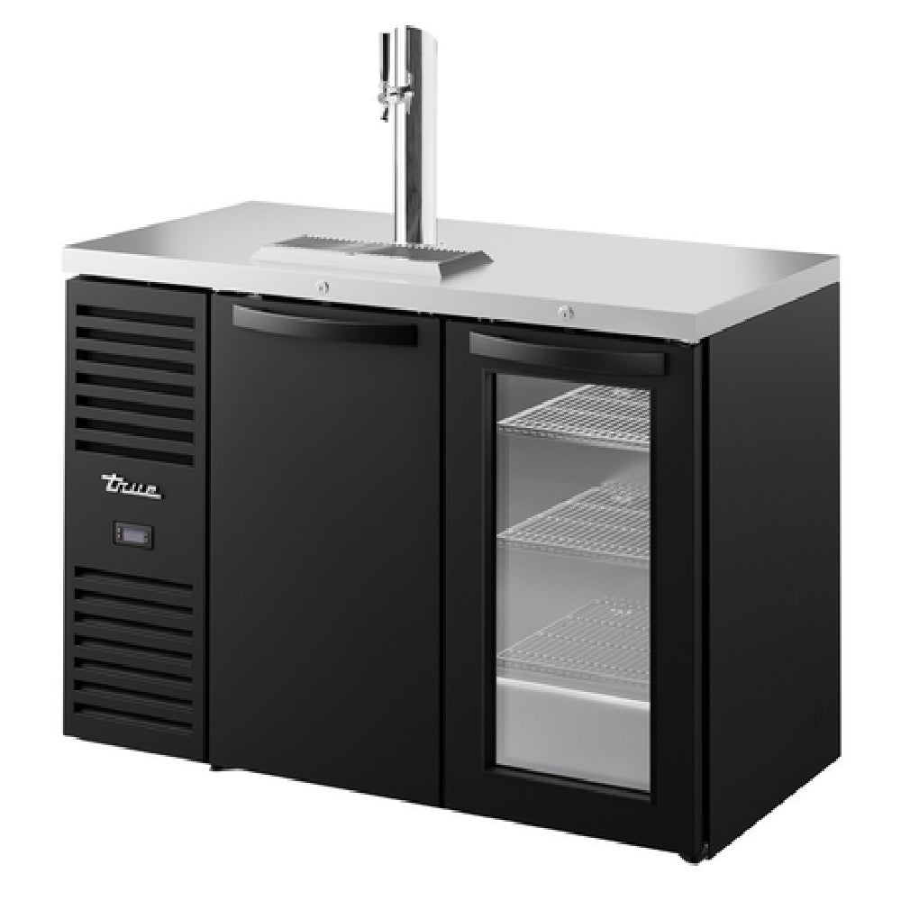 True Refrigeration TDR48-RISZ1-L-B-SG-1 Refrigerated Draft Bar Cooler Two-section