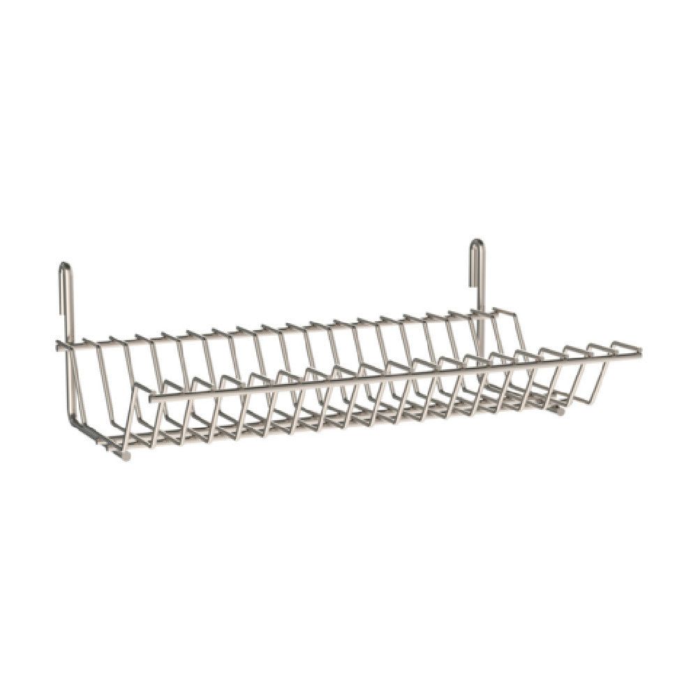 Metro IWA-11S - SmartWall Life Lid Storage Rack, 13-1/2"W X 8-1/2"D, Type 304 Stainless Steel