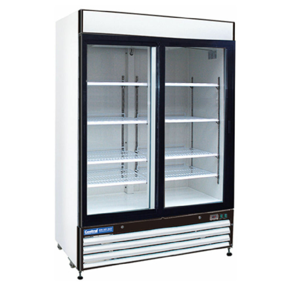 Hubert 69K-115 - Kratos® Merchandiser, 54"W X 32"D X 79"H, 2 Swing Glass Door