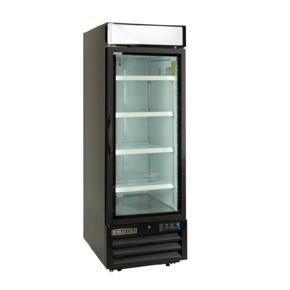 Maxximum MVMR23B Maxx Cold V-Series Merchandiser Refrigerator 27"W 23 Cu. Ft.