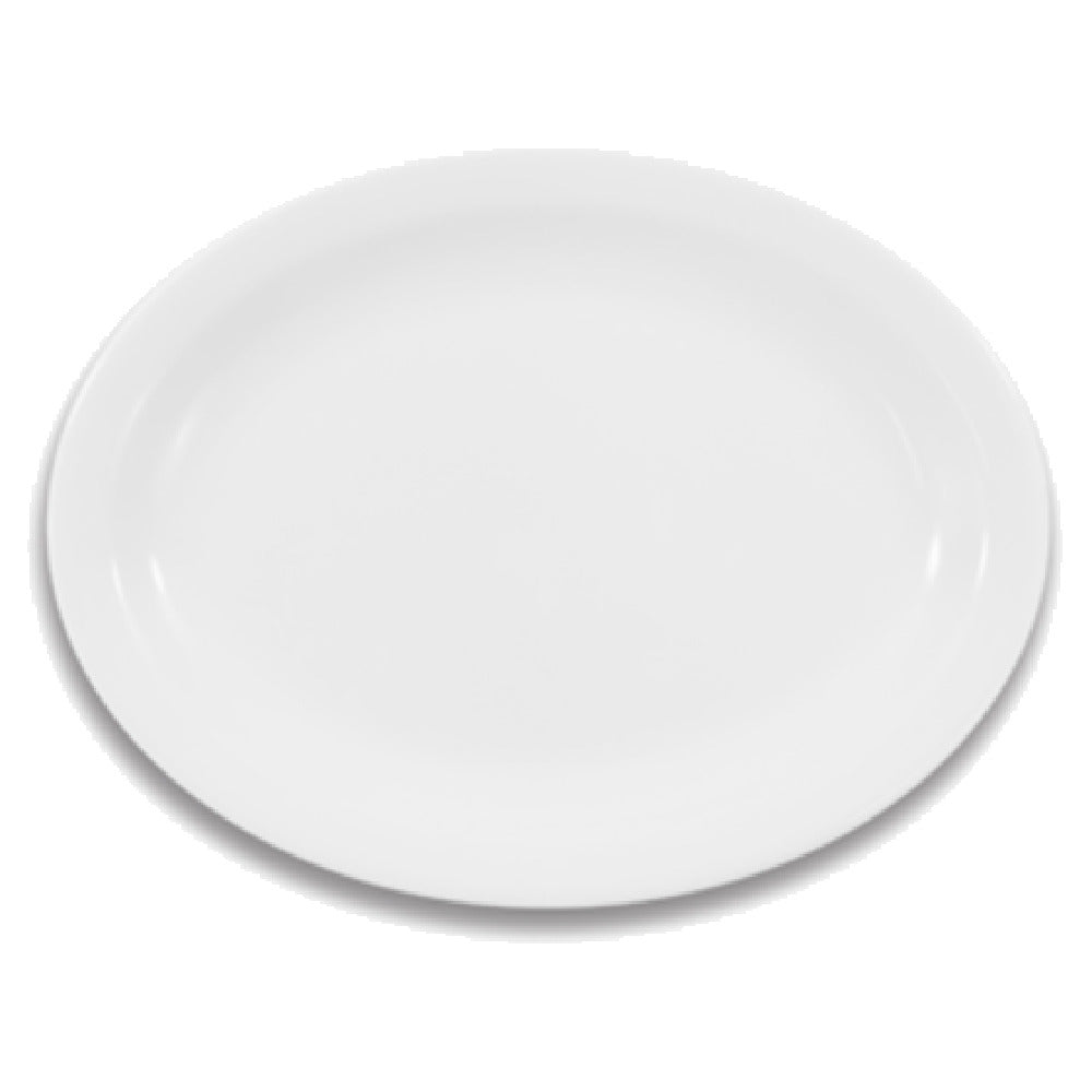 Elite Global Solutions M108-NW Platter 9-3/4" X 7-1/2" X 1"H Oval