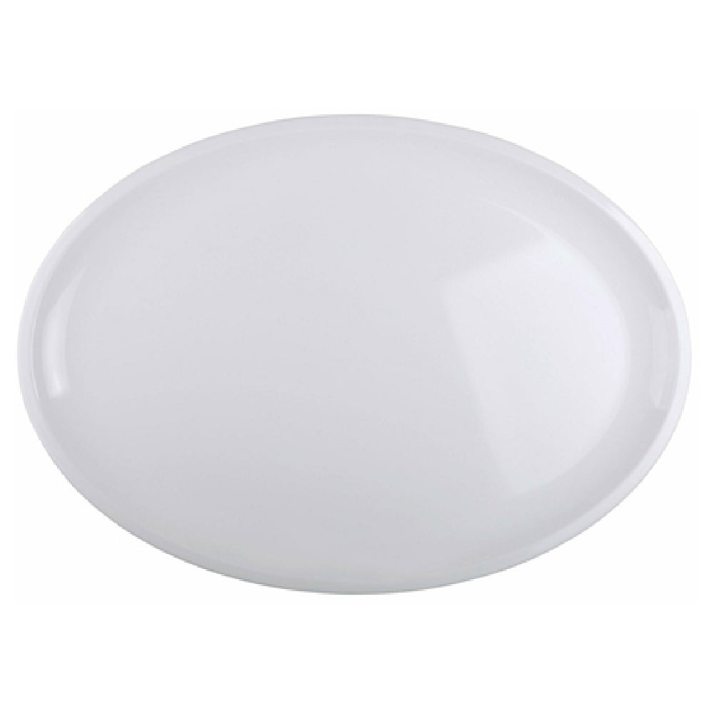 Elite Global Solutions M2115OV-W Platter 21"L X 15"W X 1-1/8"H Oval