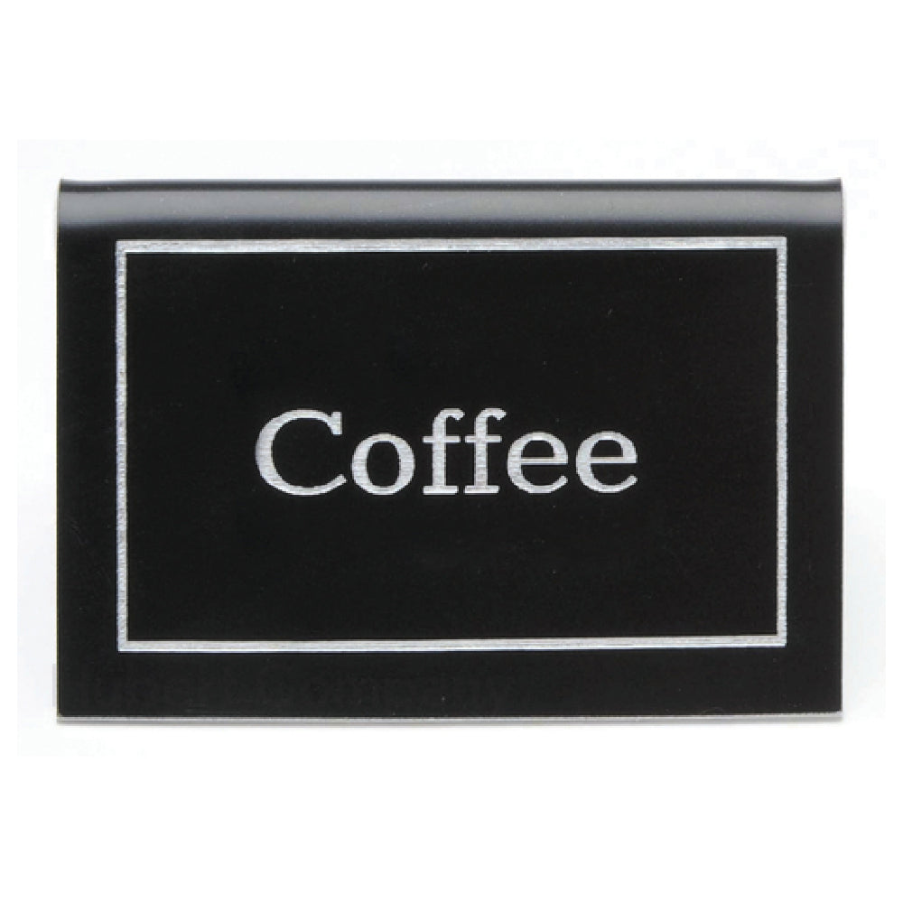 Hubert 32726 - Beverage Tent Sign, 3" X 2" X 1-3/4"H, Horizontal