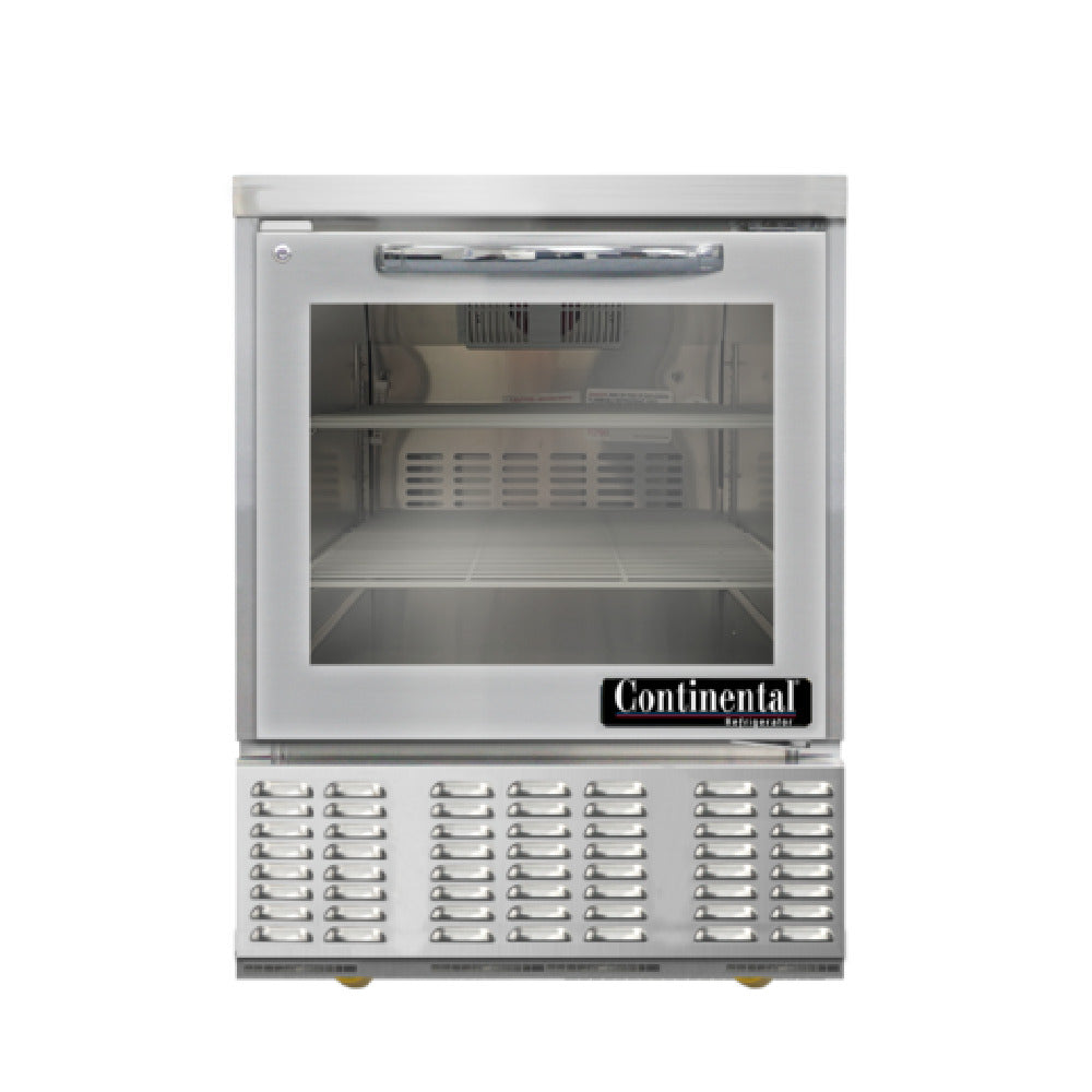 Continental Refrigerator UC24NGD Undercounter Refrigerator 24" W 4.1 Cu. Ft. Capacity