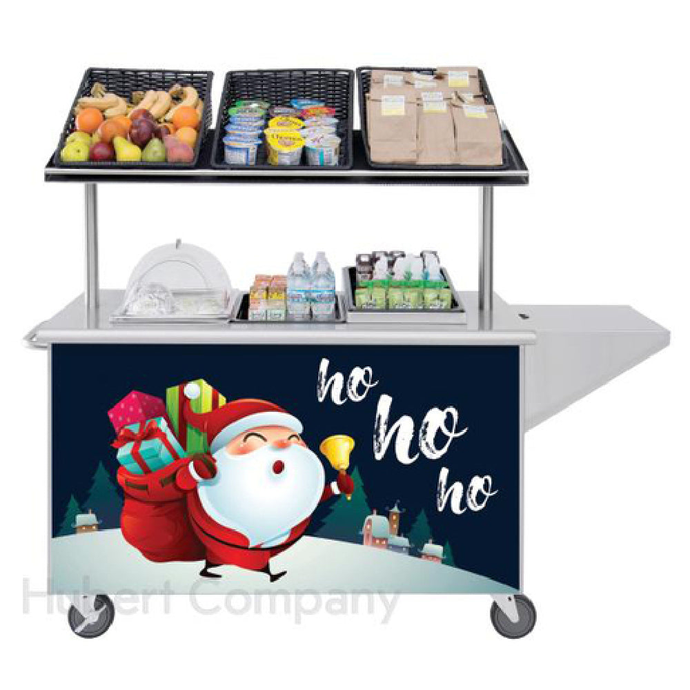 Hubert 60316 - Magnetic Sign, "ho Ho Ho" With Santa, 49"L X 26"H