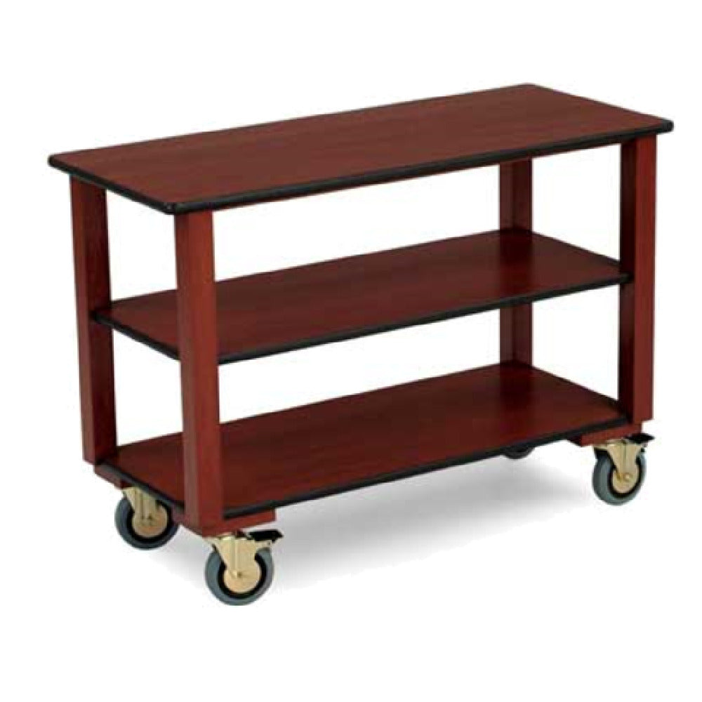 Forbes Industries 4645 Service Cart 19" X 44" Top (3) High Pressure Laminate Shelves
