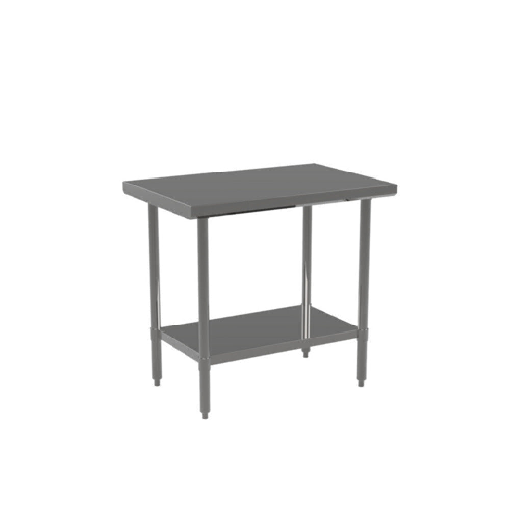 Atosa USA, Inc. ST2436EC - MixRite Work Table, 36"W X 24"D X 34"H, 18/430 Stainless Steel Top With Turned Down Edges