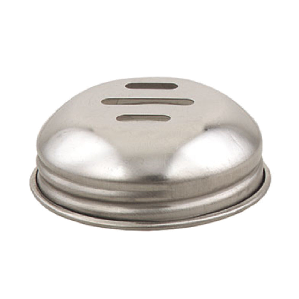 Alegacy Foodservice Products 803XT Cheese Shaker Top Only Slotted Stainless Steel