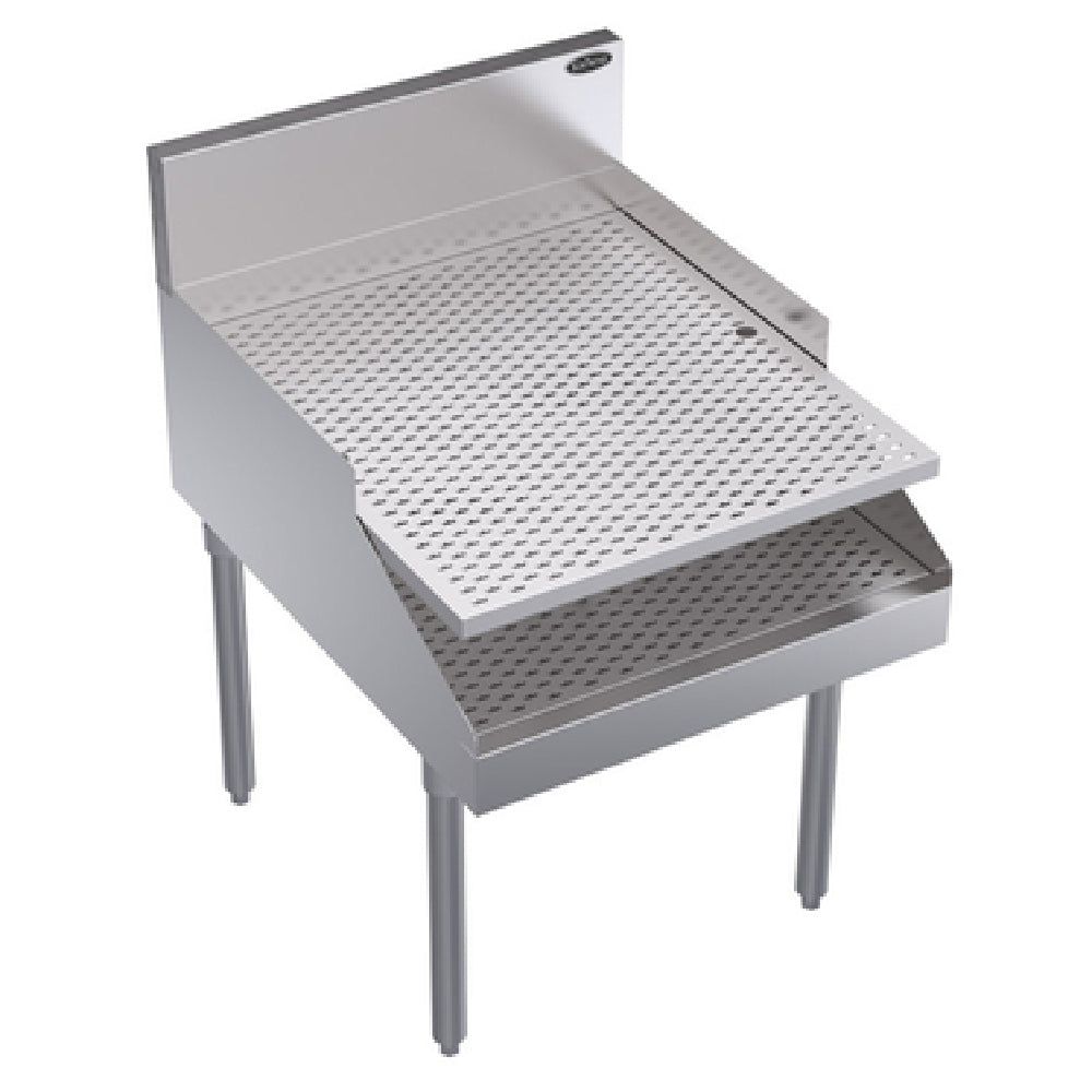 Krowne KR29-RG24 Royal Series Underbar Recesssed Drainboard Free Standing 24"W X 29"D