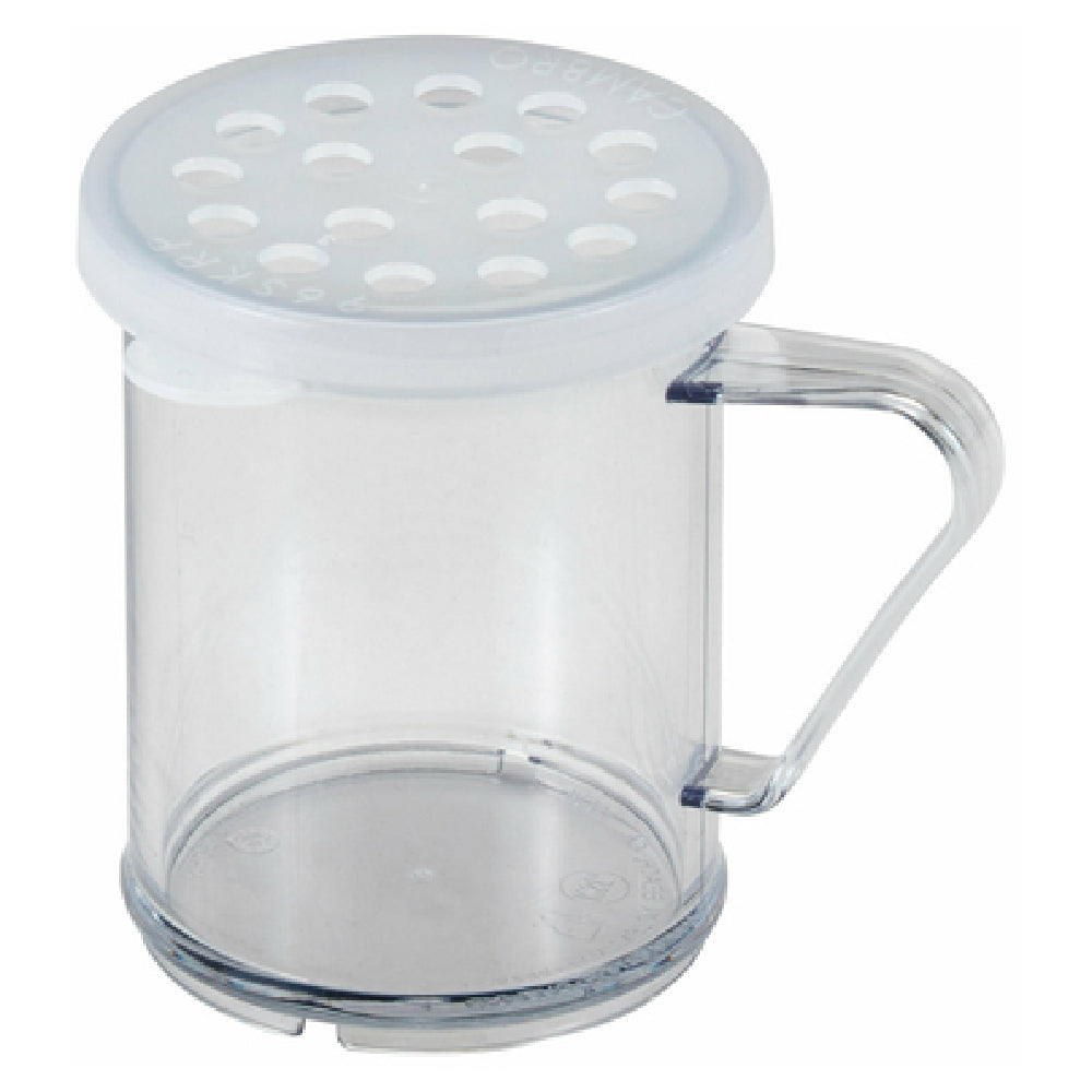 Cambro 96SKRP135 Camwear® Shaker/Dredge 10 Oz. With Parsley Lid