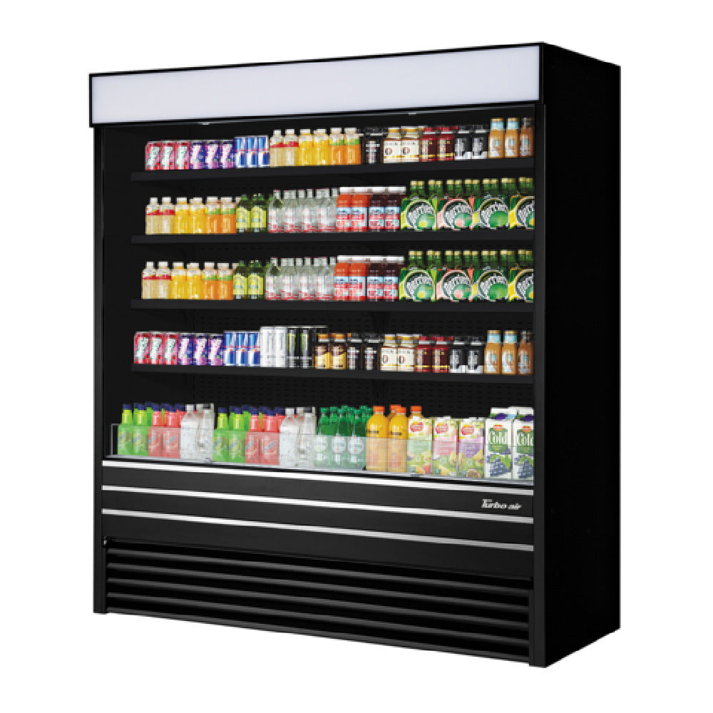Turbo Air TOM-72EB-A-N Vertical Air Curtain Open Display Merchandiser 34.7 Cu. Ft. Capacity