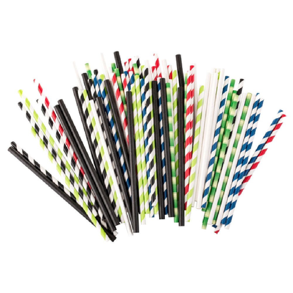 TableCraft Products 100113 - Straws, 7-3/4"L, 6mm Thick
