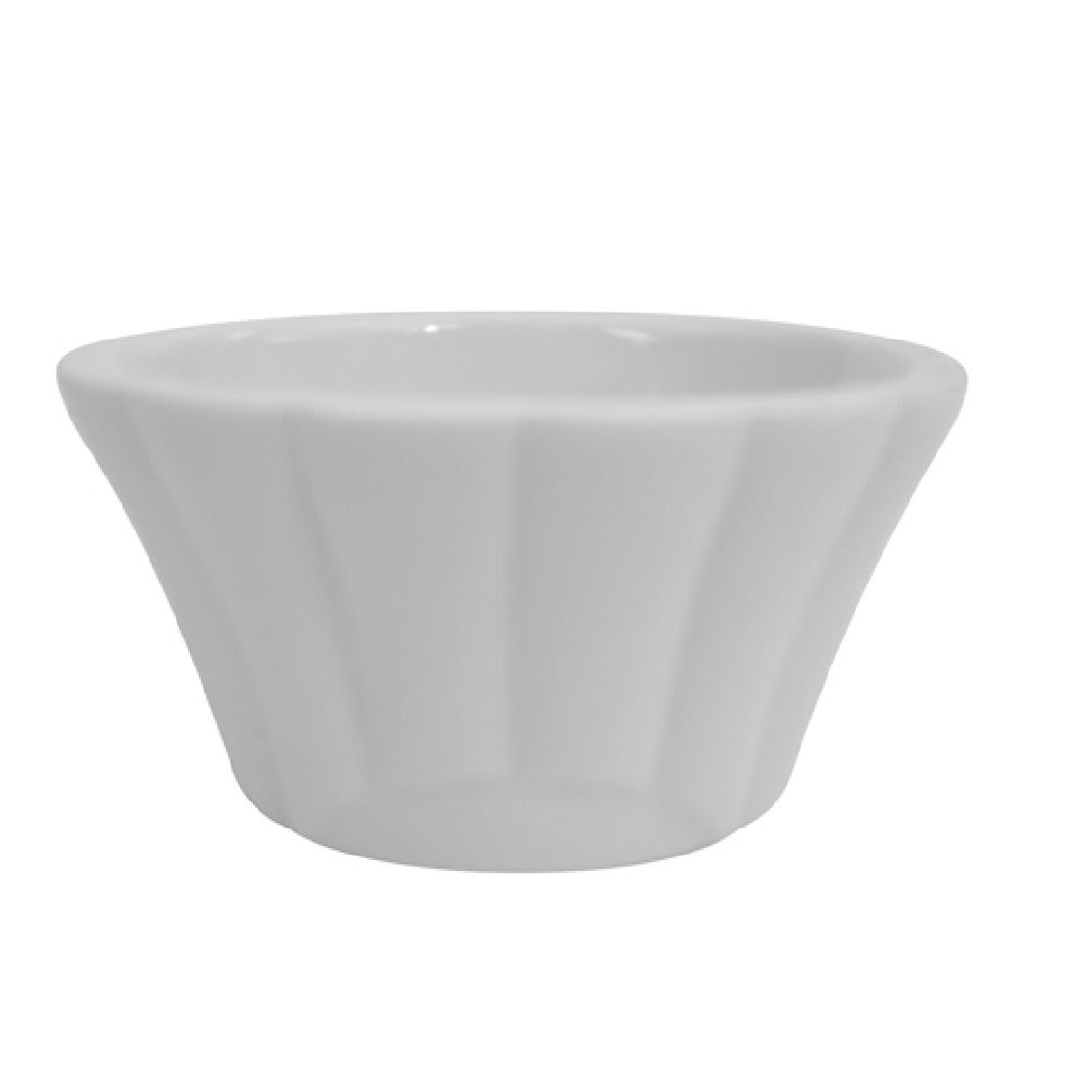 CAC China RMK-F6 RMK Ramekin 6 Oz. 4" Dia. X 1-3/4"H