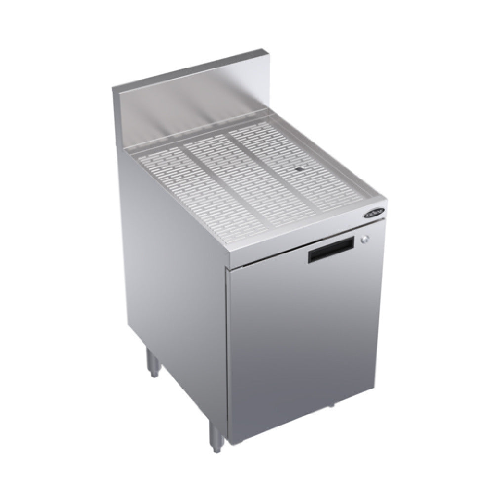 Krowne KR24-SD18 Royal Series Underbar Drainboard With Cabinet Base & Locking Hinged Door