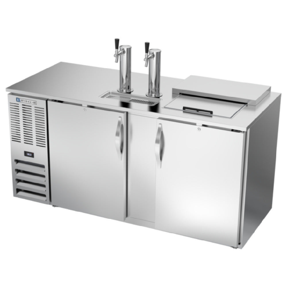 Beverage Air DD68HC-C-S - Direct Draw Dispenser, Club Top, 68"W X 30-3/8"D X 49-5/16"H