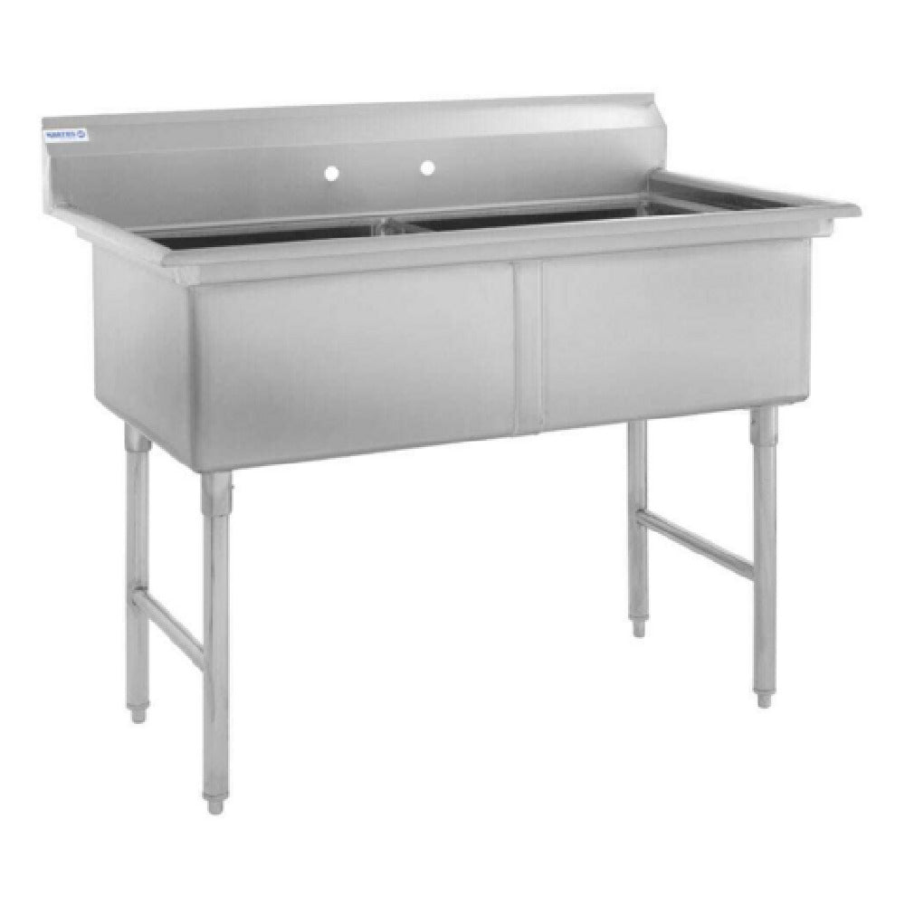 Hubert 29N-051 - Kratos® Compartment Sink, 23"W X 23"D X 12"H Bowl Size, No Drain Boards