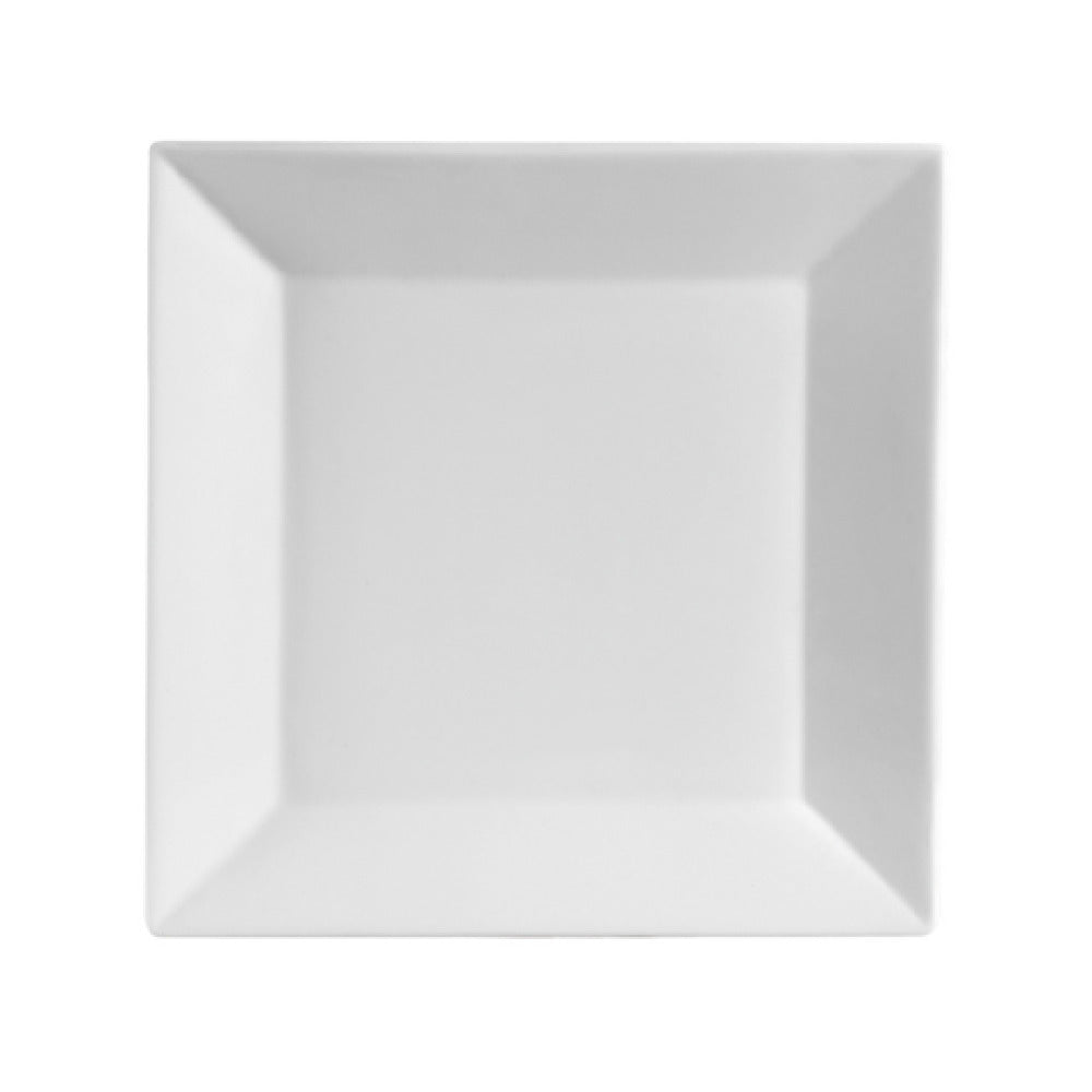CAC China KSE-21 Kingsquare Plate 12"L X 12"W X 1"H Square