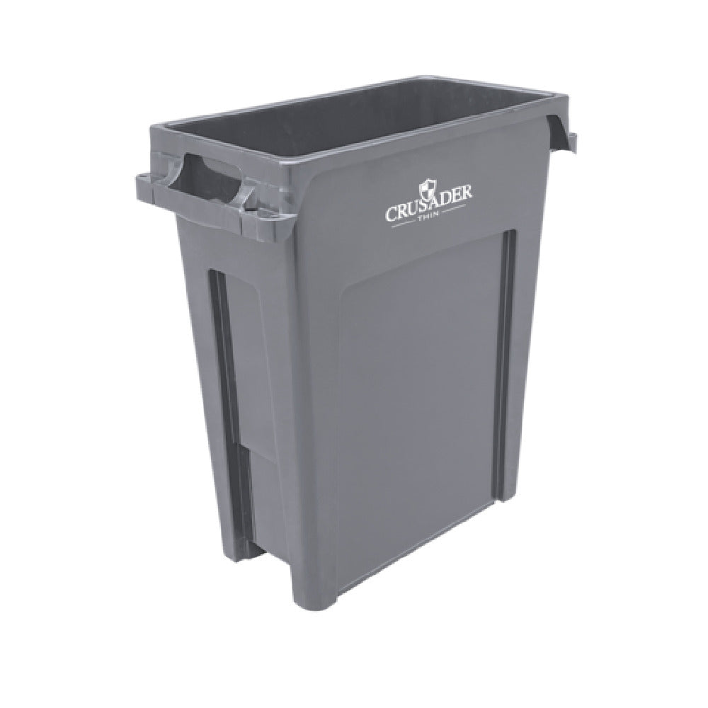 Quantum CTH-16_BROWN - Crusader Thin Container, 16 Gallon, 22"D X 11"W X 25"H