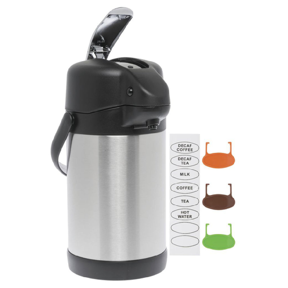 Hubert 66774 - Airpot, 3 Liter, 8-3/4" X 6-1/4" X 14"H