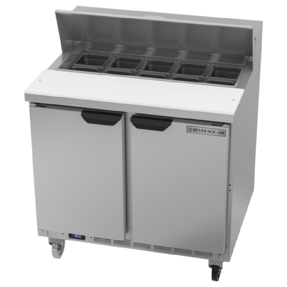 Beverage Air SPE36HC-10 Sandwich Top Refrigerated Counter Two-section 36"W