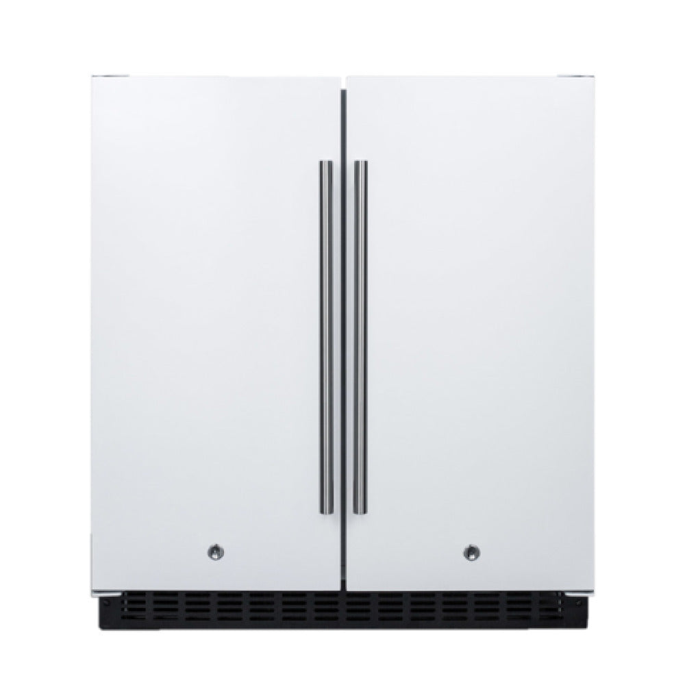 Summit FFRF3075W Built-in Undercounter Refrigerator-Freezer Single Compressor