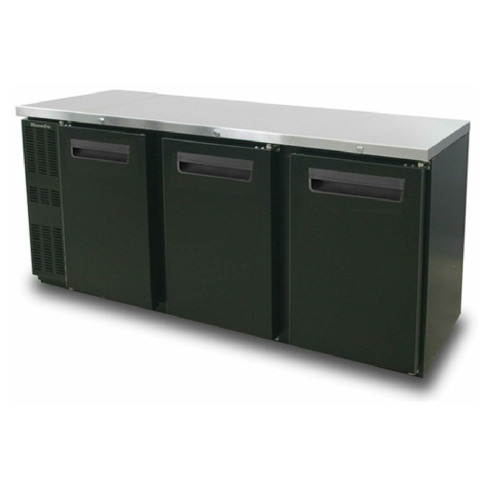 Blue Air BNB-72BT-HC - Back Bar Cooler, Three-section, Shallow Depth