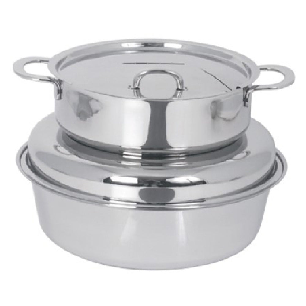 Spring USA 2375-6/6H Induction Buffet Server Hot Cereal/Soup Station 6 Qt. 11-7/8" Dia. X 12"H