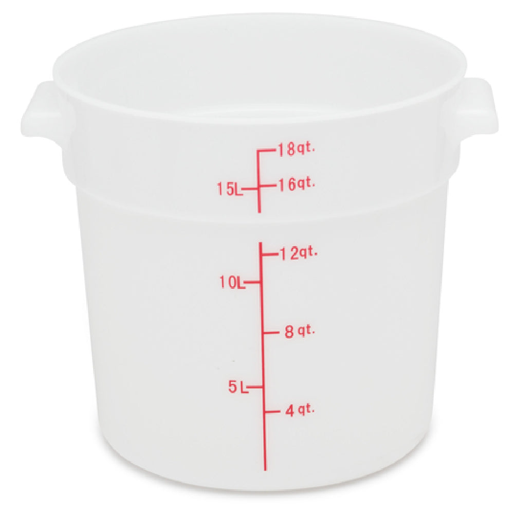 Royal ROY PPRS 16 - Storage Container, 18 Qt., Round