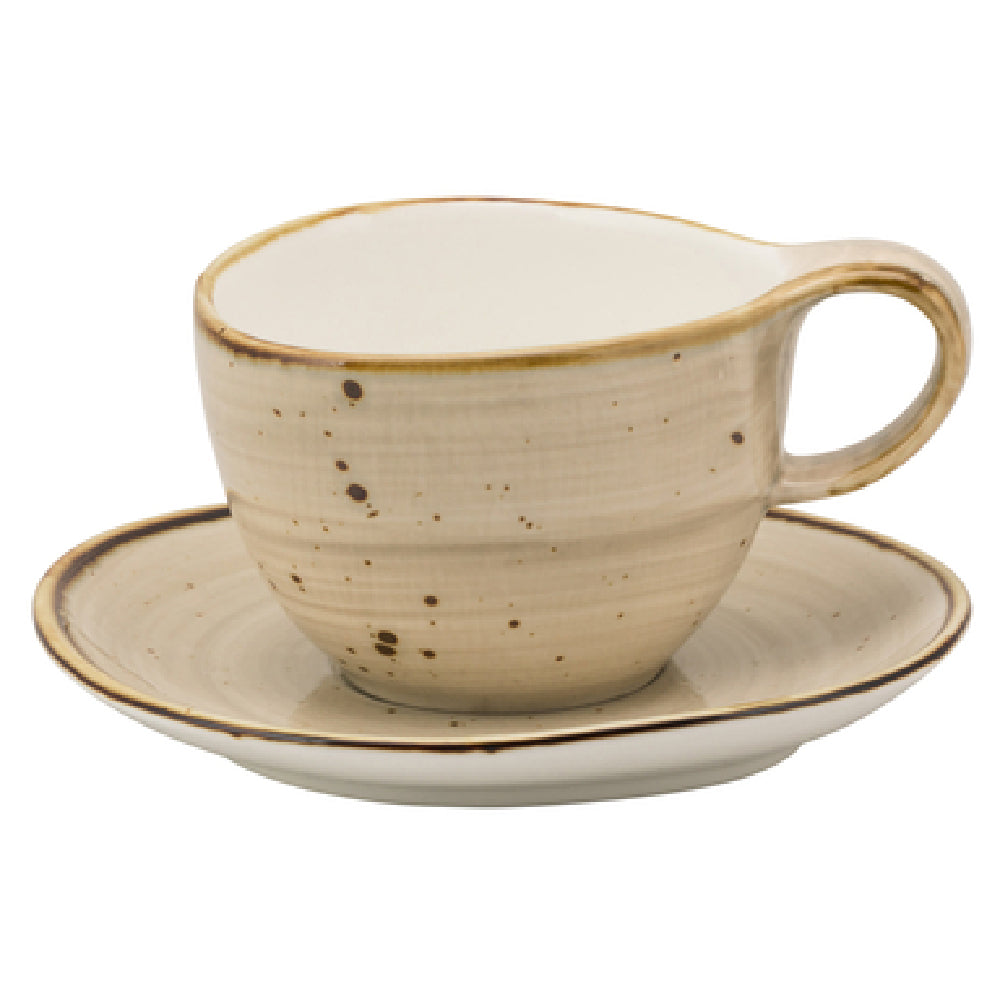 10 Strawberry St SAN-9-PBLO - Coffee Cup & Saucer Set, 8-1/2 Oz., 4-7/8" X 3-3/4" X 2-3/4"H