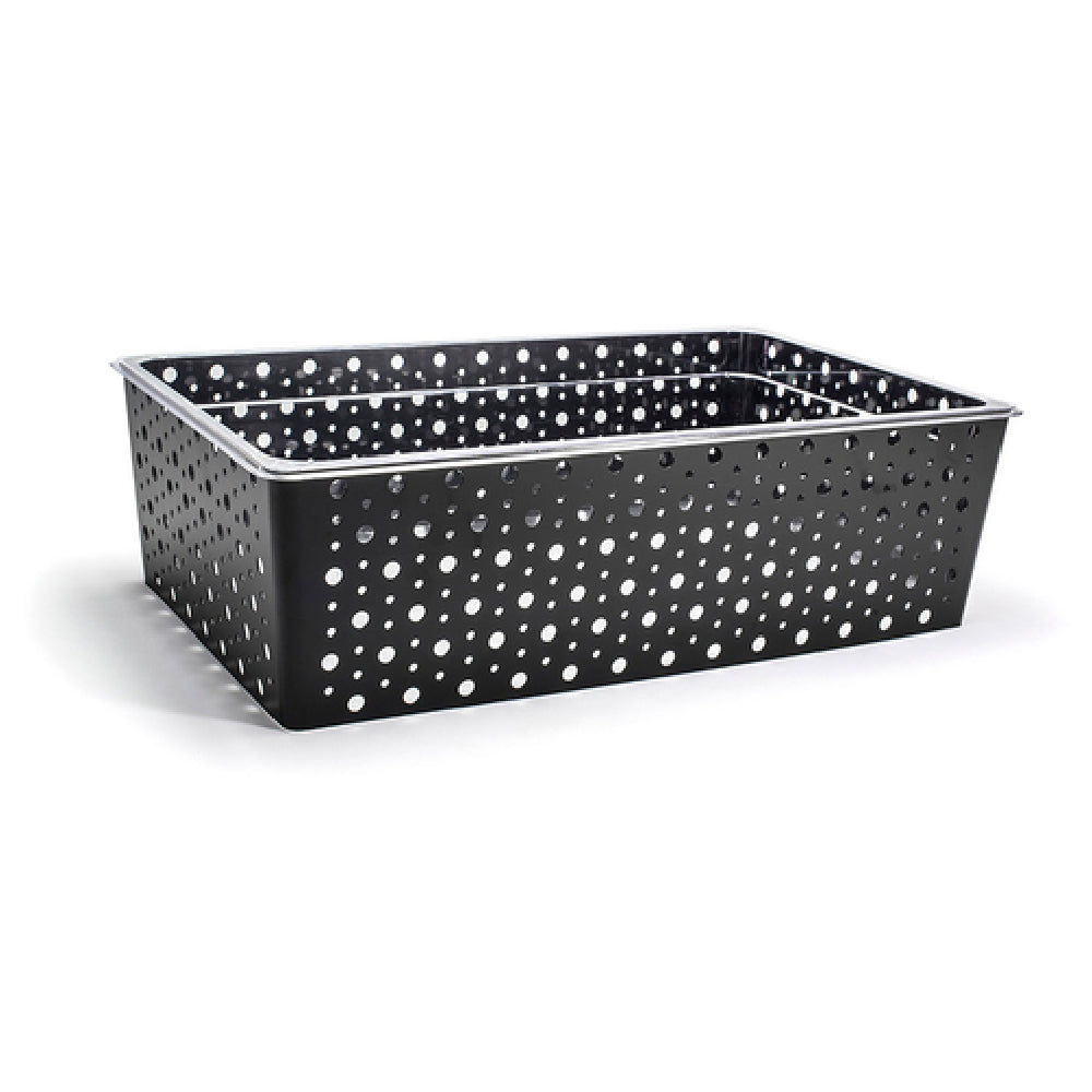 FOH BHO070BKI20 Full Size Dots Housing/Pan Set Deep Matte Black Includes One BHO065BKI20 Full Size Dots Housing Deep Matte Black