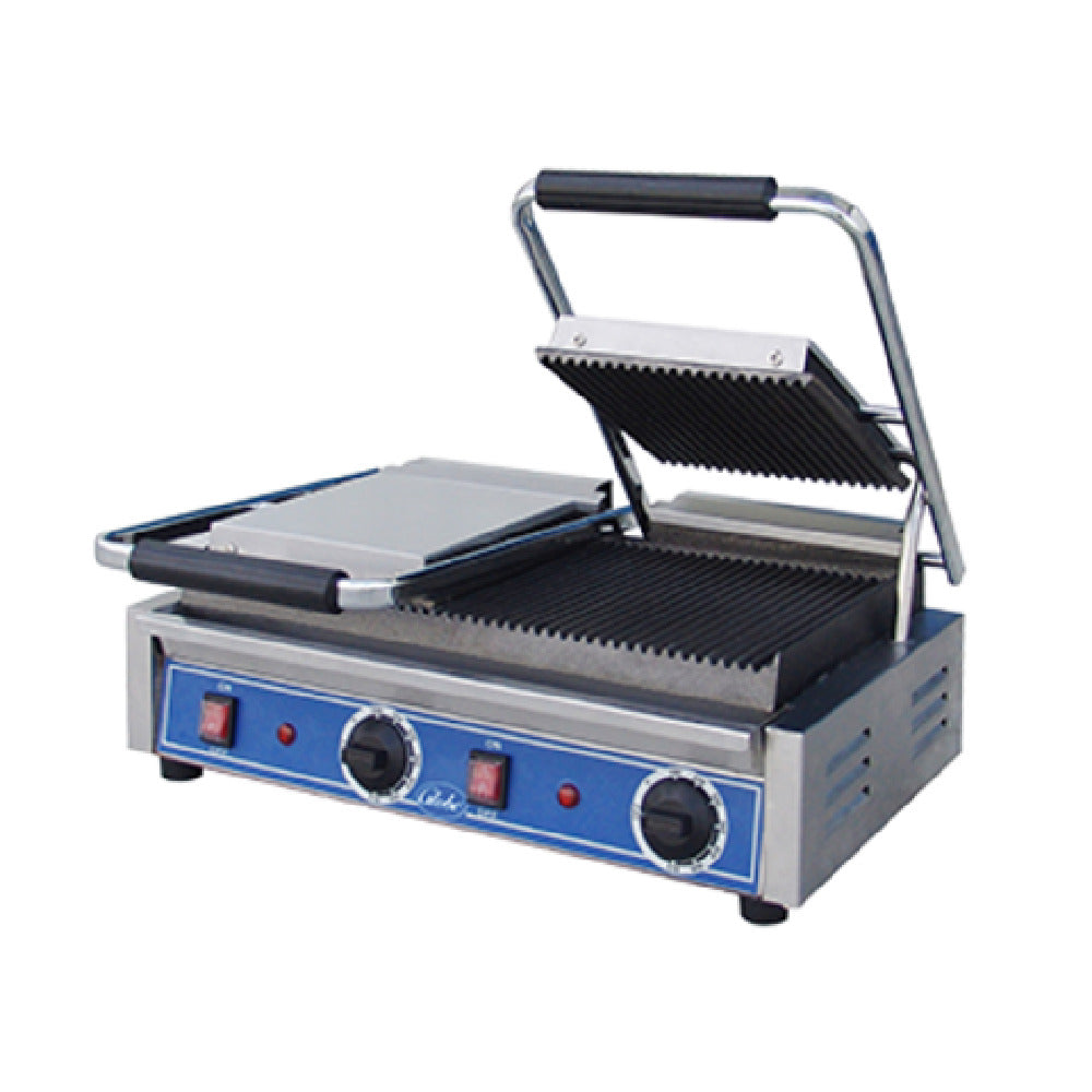 Globe (Middleby) GPGDUE10 - (QUICK SHIP) (MIDDLEBY ESSENTIALS ITEM) Bistro Panini Grill