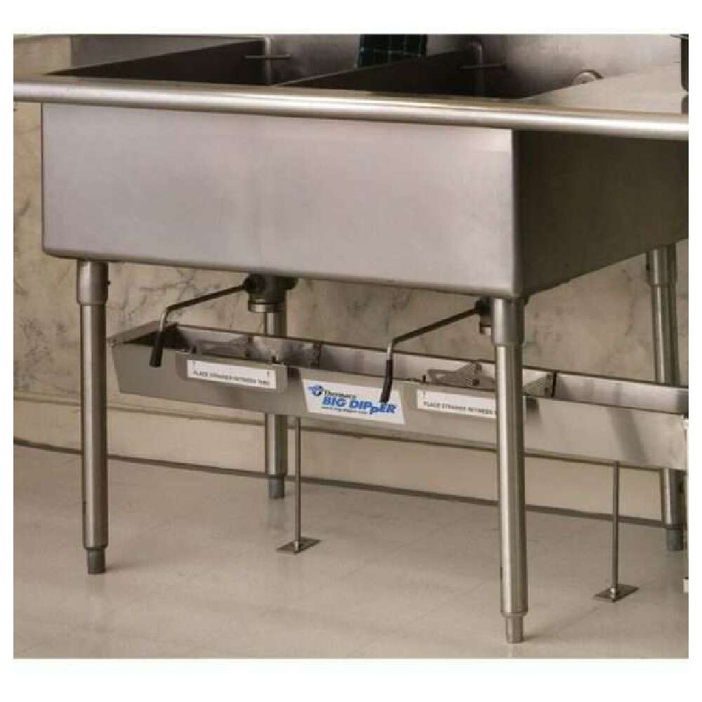 Big Dipper HAG-2 - Stainless Steel Horizontal Air Gap, 75"W × 7"D × 7"H, 2" Diameter Outlet