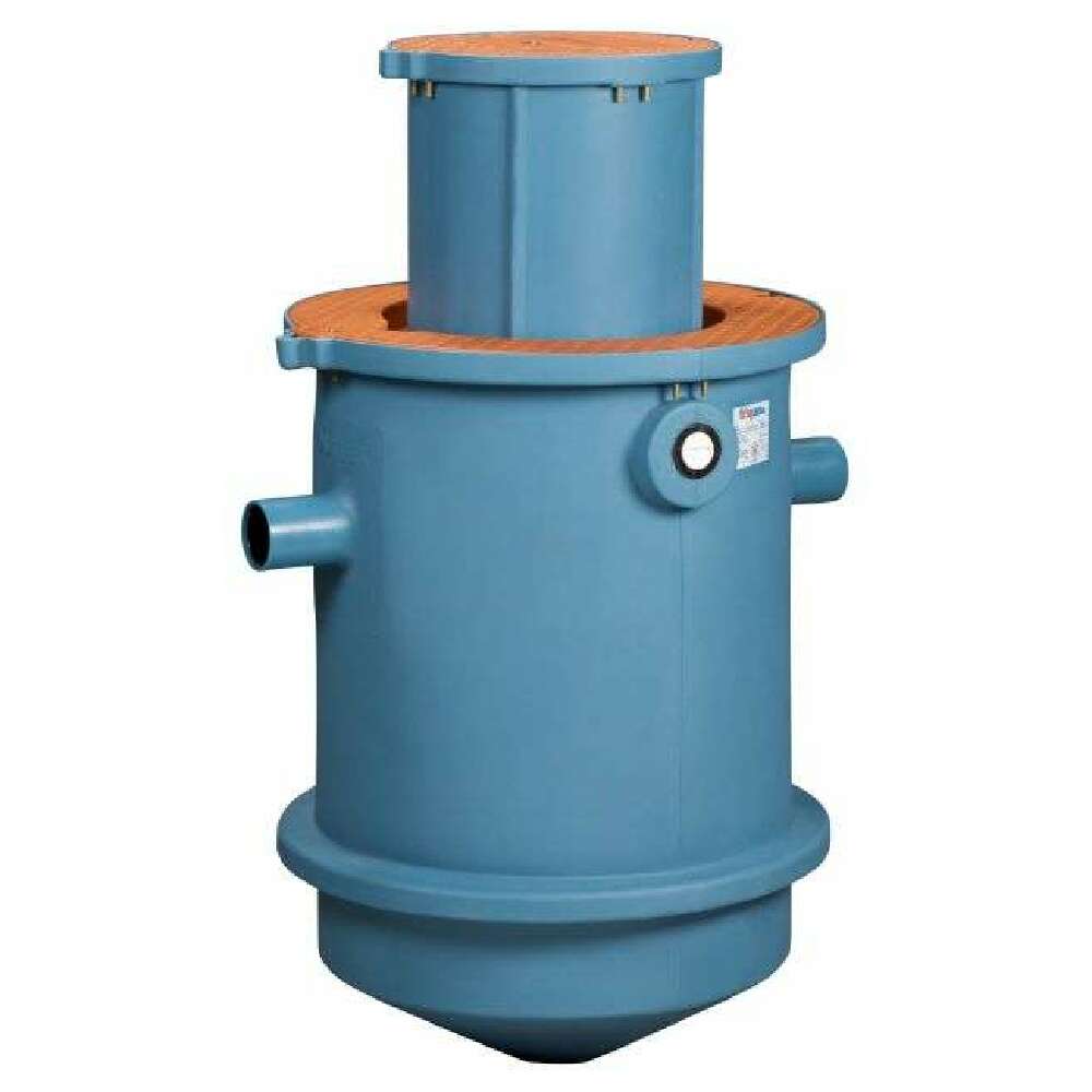 Big Dipper TZ-600-ECA - Trapzilla Grease Interceptor With 18" Extension Collar, 4" Inlet/Outlet