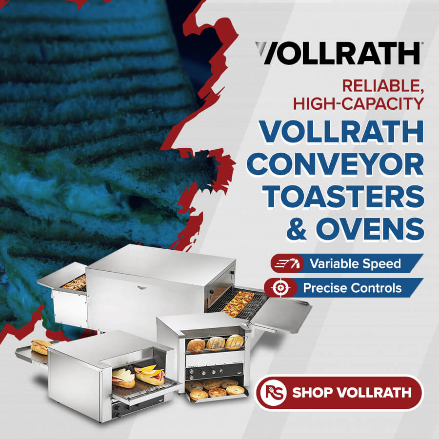 Vollrath commercial conveyor toaster with variable speed and precise controls for high-volume kitchens