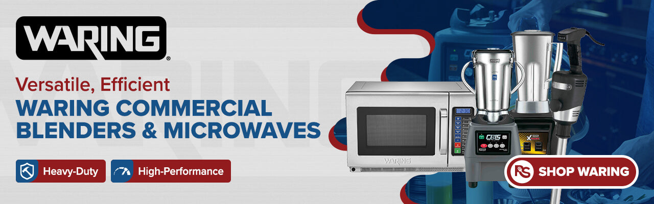 Waring heavy-duty commercial blenders and microwaves for professional foodservice use