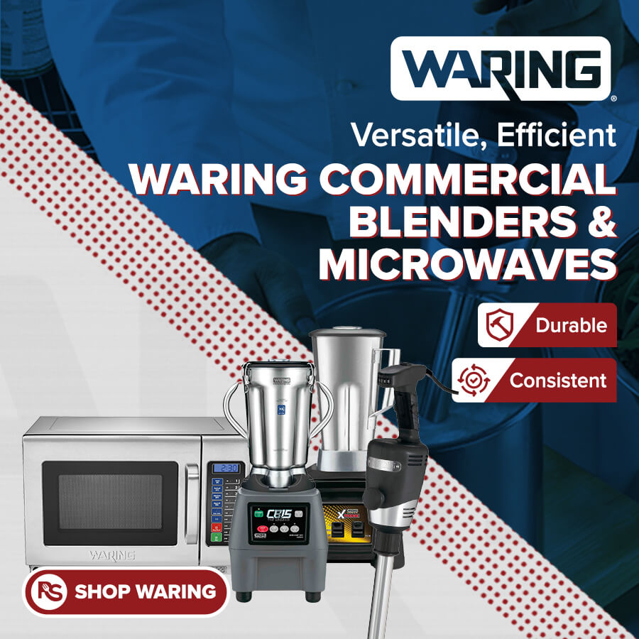 Waring commercial blenders and microwaves designed for durable, consistent foodservice performance