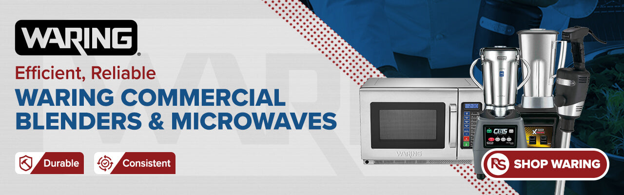 Waring commercial blenders and microwaves for efficient, reliable restaurant kitchen use