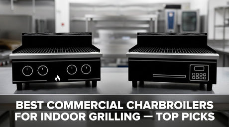 Best Commercial Charbroilers for Indoor Grilling Banner Image