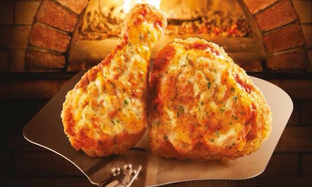Fried Chicken Pizza?!